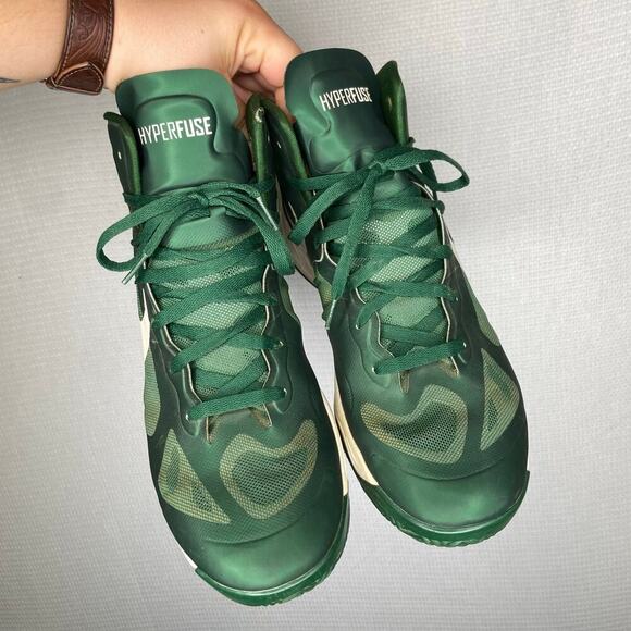 Nike | Green High Top‎ Sneaker Shoe 13 Hyperfuse - Picture 2 of 5